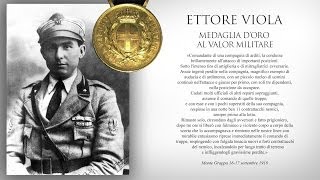 CERIMONIA DI CONSEGNA DEL DUPLICATO DELLA MEDAGLIA DORO AL VM DEL GENERALE ETTORE VIOLA [upl. by Namyl]