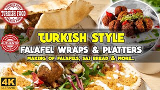 Falafel Wraps amp Platters  Authentic Turkish Style falafel [upl. by Aniluj107]