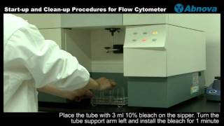 Startup and Cleanup Procedures for Flow Cytometer [upl. by Tonia]