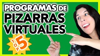 PROGRAMAS de PIZARRAS VIRTUALES para TUTORIAS ONLINE [upl. by Neehsar]