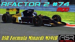 rFactor 2 74 Mod  ASR Formula Minardi M191B [upl. by Katlaps337]