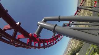 Six Flags Magic Mountain X2 Official POV [upl. by Ylrbmik]