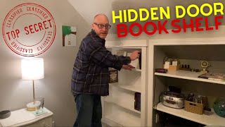 Secret Hidden Door Bookshelf  Outswing [upl. by Newra]