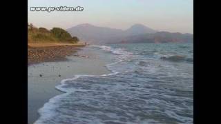 Meeresrauschen und Sonnenuntergang am Strand bei Fethiye  Türkische Ägäis  Entspannen [upl. by Medeah609]