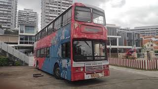 IRL Moving the Pats Schoolhouse Leyland Olympian Part I [upl. by Adlemy]