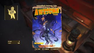 How to Find Astoundingly Awesome Tales Issue 7 Location Outpost Zimonja Fallout 4 [upl. by Stevena471]