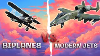 We Took BIPLANES Into 100 Air Battles and THIS is What Happened Funny Moments Part 4 [upl. by Eb]