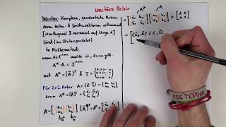 unitäre Matrix  Höhere Mathematik [upl. by Tremaine800]