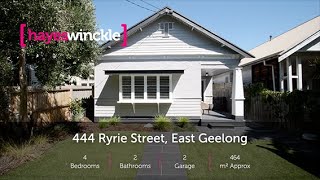 444 Ryrie Street East Geelong  Hayeswinckle [upl. by Hayyim]