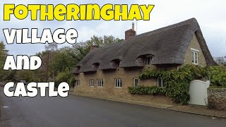 Fotheringhay Village and Castle walk English Village Walks [upl. by Adnalram58]