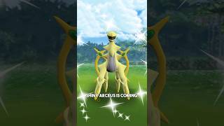 Shiny Arceus in Pokémon GO ✨ pokemon pokemongo mobilegame pikachu pokemontiktok mystic7 [upl. by Litman238]