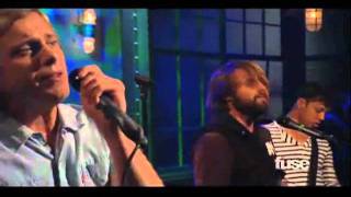 AWOLNATION  Not Your Fault Live on Hoppus on Music [upl. by Rabaj]