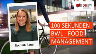 100 Sekunden BWLFood Management  Romina Bauer [upl. by Adikam240]