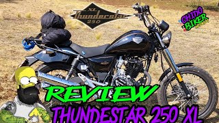 THUNDERSTAR 250 XL REVIEWPRUEBA DE MANEJO RENOVADAVentoMotorcyclesUSA [upl. by Akerdnahs748]