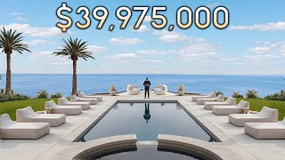 Inside a 39975000 Cliffside Estate in Malibu California [upl. by Job]