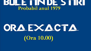 Buletin de ştiri Radio Bucureşti România 1980 ora 10 [upl. by Osnofla457]
