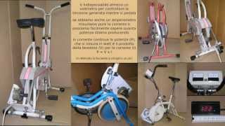 come trasformare la cyclette in un generatore elettrico a pedali [upl. by Eceirehs]