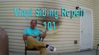 Vinyl Siding Repair 101 [upl. by Enoved]