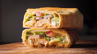 Delicious Chicken Wrap Recipe [upl. by Radburn]