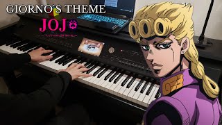 Giornos Theme  JoJos Bizarre Adventure Golden Wind Piano cover [upl. by Besse]