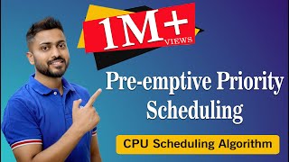 L28 Preemptive Priority Scheduling Algorithm with Example  Operating System [upl. by Ruosnam]