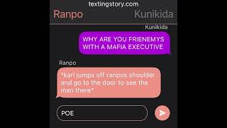 Ranpoe  soukoku texting story [upl. by Naval]