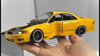 Epic Crash Test Toyota Mark 2 Unbelievable total destroy [upl. by Darcey331]