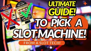 How to Pick a Slot Machine 🎰 ULTIMATE GUIDE ⭐️ From a Slot Tech WIN MORE JACKPOTS on slots 🎰 [upl. by Nahtaoj]