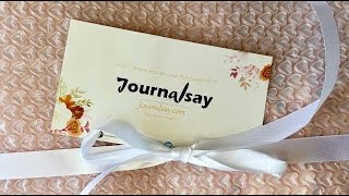 UNBOXING JOURNALSAY SO HAPPYYYYY [upl. by Bucky]