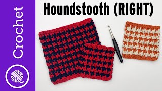 How to Crochet Houndstooth  Harry Styles cardigan [upl. by Addia]