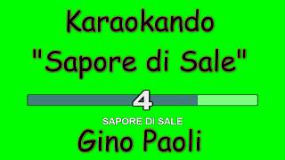 Karaoke Italiano  Sapore di Sale  Gino Paoli  Testo [upl. by Ardiedak]