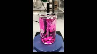 NaOH  HCl  Phenolphthalein  color changing reaction [upl. by Hayikat94]