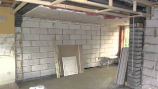 Garage Conversion To extend kitchen Wootton Fields Northamptonshire [upl. by Hinckley]