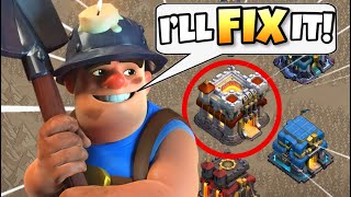 Most ADAPTABLE TH11 Attack Strategy in Clash of Clans When in DOUBT use TH11 HogMiner Hybrid [upl. by Ecissej]