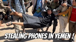 Taking Peoples Phones In YEMEN GONE WRONG [upl. by Ahsiaa]