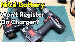 HOW TO REVIVE A NiCd DRILL BATTERY THAT WON’T CHARGE [upl. by Llenrub]