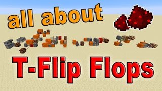 Minecraft T Flip Flop Tutorial  Everything You Need to Know  amp Jeb piston Door [upl. by Hizar]