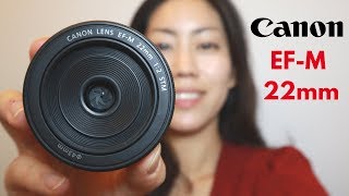 MUST HAVE LENS for Canon M  EFM 22mm Lens Review Canon M50 [upl. by Yvonner]