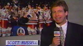 1995 Quebec Nordiques vs New York Rangers Game3 First Round [upl. by Myers]