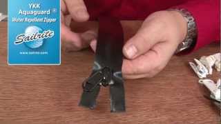 YKK Aquaguard Water Repellent Zippers  Part 5 of Zippers Explained in Detail [upl. by Trebo]