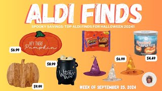 Spooky Savings Top Aldi Finds for Halloween Week of September 25 2024 aldi [upl. by Kit]