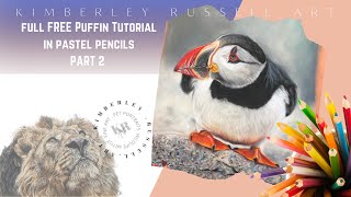 Free Puffin Tutorial in Pastels PART 2 [upl. by Suzanne418]