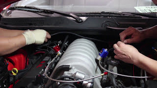 Insane Power Dodge Challenger Nitrous Kit Install [upl. by Eihctir]