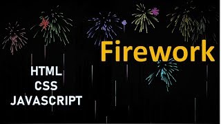 How to make Firework using HTML and CSS  How to design Firework  CodeSky [upl. by Budge]