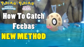 NEW amp FASTEST Way To Catch Feebas  Finding Feebas Spot In Under 3 Minutes IN BDSP [upl. by Akilaz]