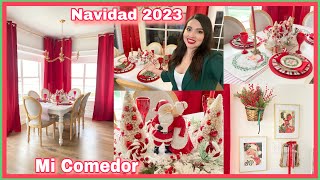 Decoración Navideña de mi comedor🎄 Decora tu comedor para navidad [upl. by Stieglitz]