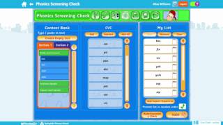 EducationCitys Phonics Screening Check Topic Tool [upl. by Annayar]