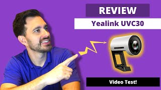 Yealink UVC30 Smart Framing 4K USB Camera InDepth Review  LIVE VIDEO TEST [upl. by Harrad]