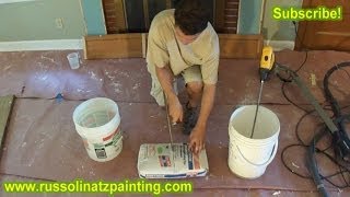 DIY How To Mix USG Easy Sand 90  Drywall Repair Tips [upl. by Hebert603]