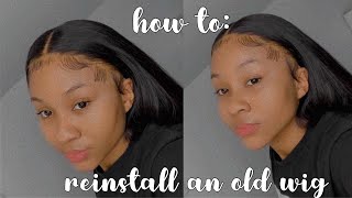 How to RE Install Frontal Wigs for Beginners  VERY DETAILED  Cheyenne V [upl. by Massarelli]